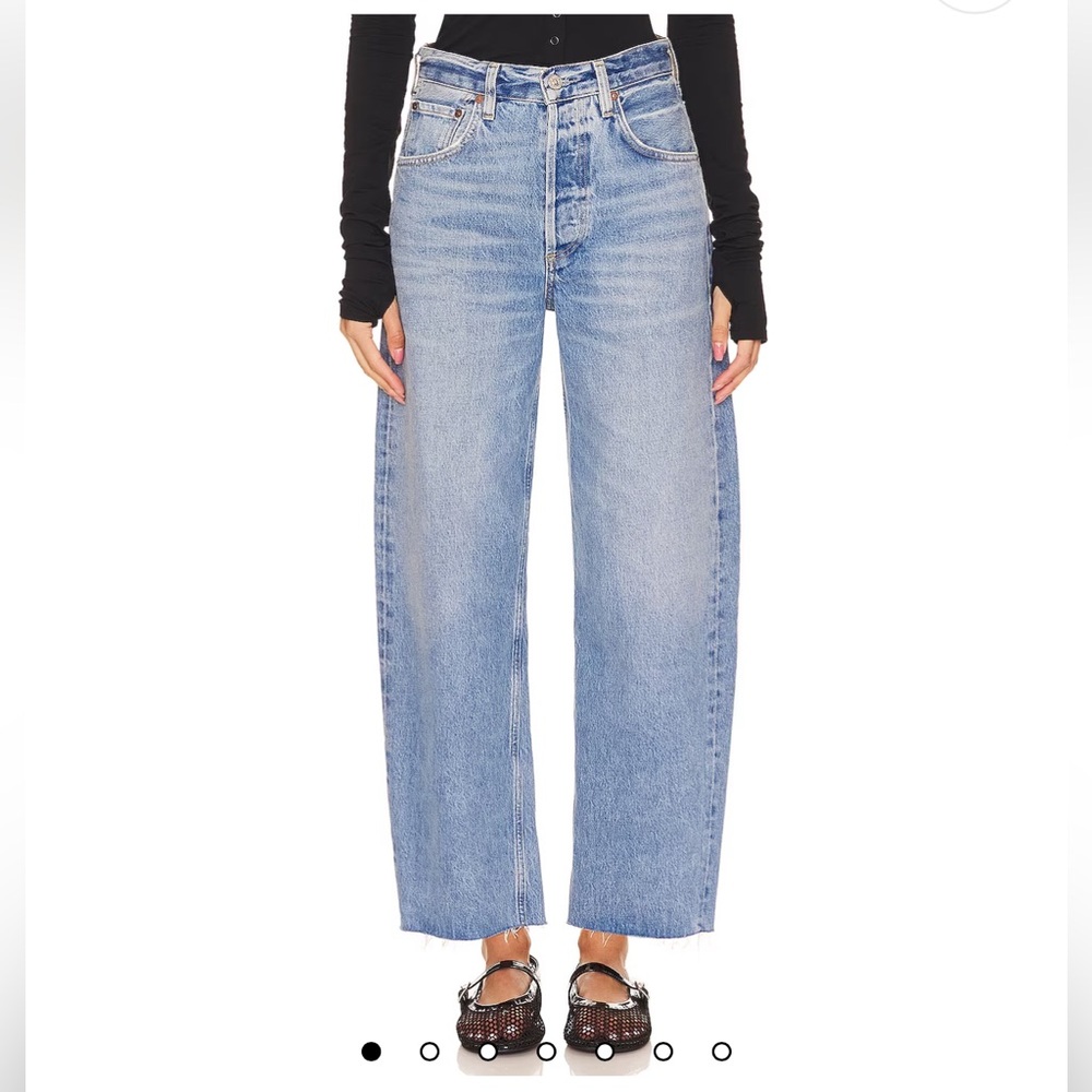 Citizens of Humanity Ayla Undone Hem Crop in Sodapop